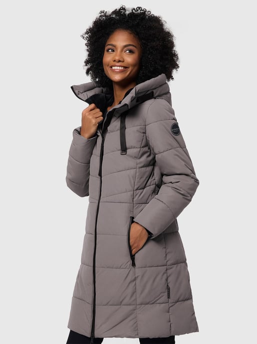 Marikoo Damen Winterjacke Natsukoo – warm, mit Teddyfell & Kapuze - Image 6