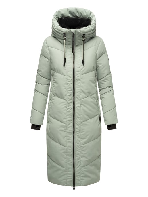 Marikoo Damen Winterjacke Nadaree – lang, warm & mit Kapuze - Image 2