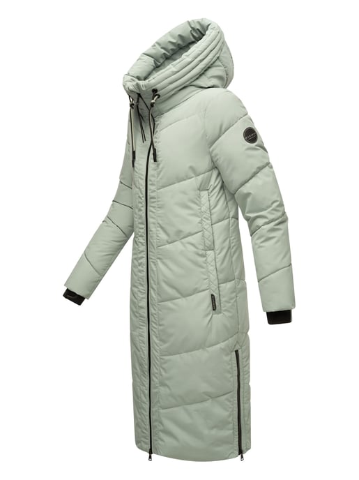 Marikoo Damen Winterjacke Nadaree – lang, warm & mit Kapuze - Image 3