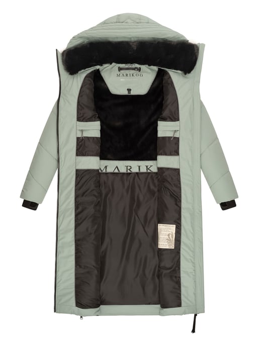 Marikoo Damen Winterjacke Nadaree – lang, warm & mit Kapuze - Image 5