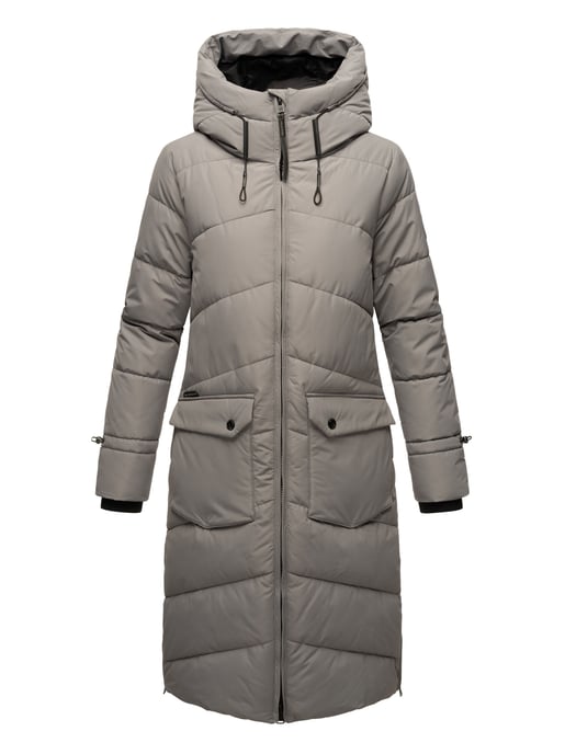 Marikoo Damen Winterjacke Tomomii – lang, warm & mit Kapuze - Image 2