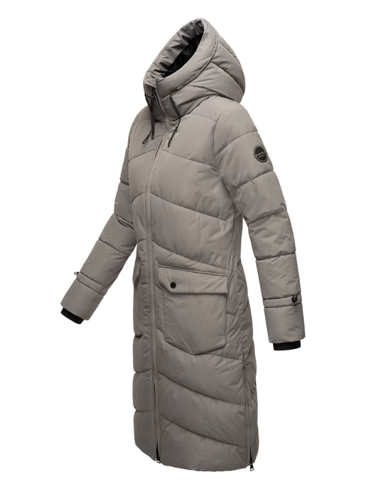 Marikoo Damen Winterjacke Tomomii – lang, warm & mit Kapuze - Image 3