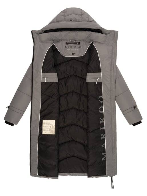 Marikoo Damen Winterjacke Tomomii – lang, warm & mit Kapuze - Image 5