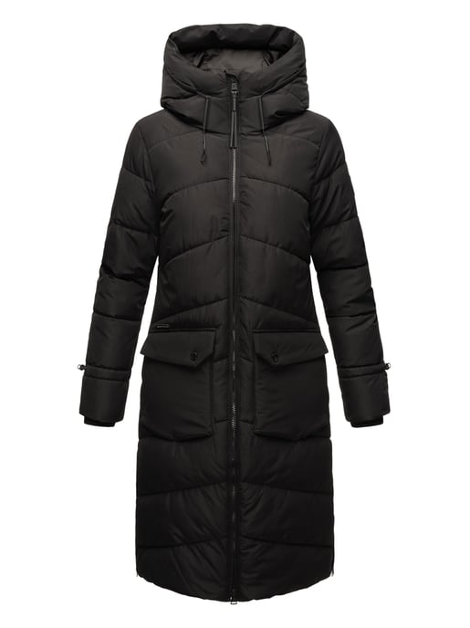 Marikoo Damen Winterjacke Tomomii – lang, warm & mit Kapuze - Image 2