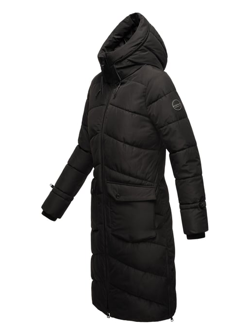 Marikoo Damen Winterjacke Tomomii – lang, warm & mit Kapuze - Image 3