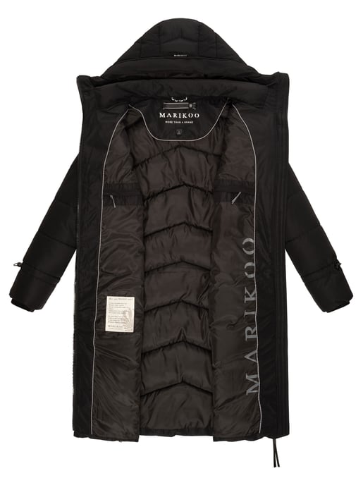 Marikoo Damen Winterjacke Tomomii – lang, warm & mit Kapuze - Image 5