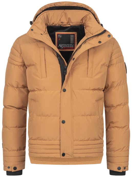 Alessandro Salvarini Herren Winterjacke AS-281 mit Teddyfell & abnehmbarer Kapuze - Image 2