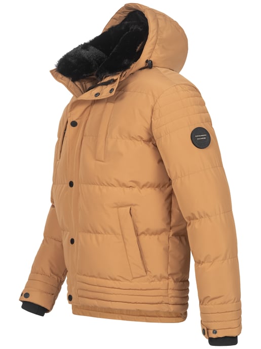 Alessandro Salvarini Herren Winterjacke AS-281 mit Teddyfell & abnehmbarer Kapuze - Image 4