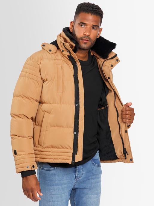 Alessandro Salvarini Herren Winterjacke AS-281 mit Teddyfell & abnehmbarer Kapuze - Image 6