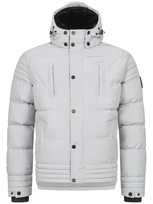 Alessandro Salvarini Herren Winterjacke AS-281 mit Teddyfell & abnehmbarer Kapuze - Image 3