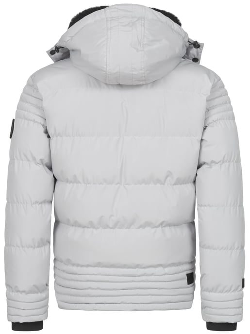 Alessandro Salvarini Herren Winterjacke AS-281 mit Teddyfell & abnehmbarer Kapuze - Image 5