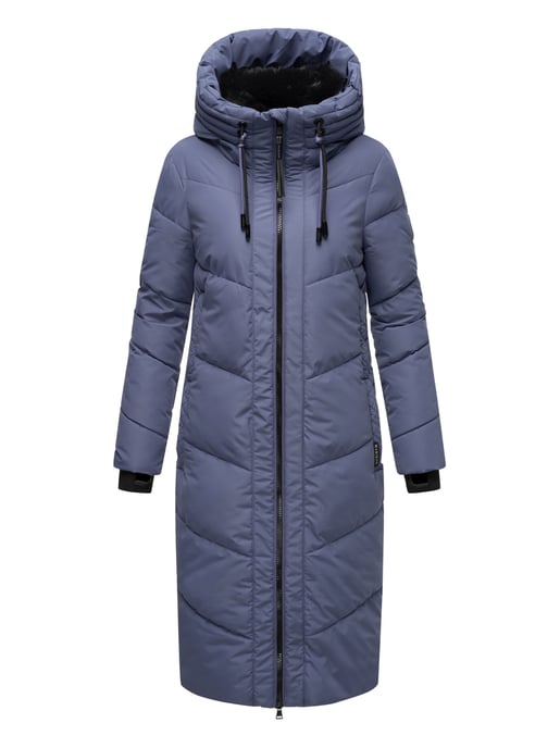 Marikoo Damen Winterjacke Nadaree – lang, warm & mit Kapuze - Image 2