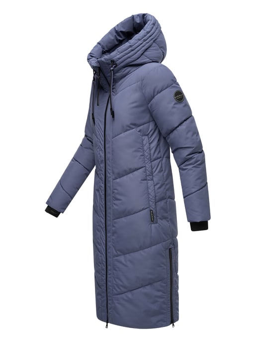 Marikoo Damen Winterjacke Nadaree – lang, warm & mit Kapuze - Image 3