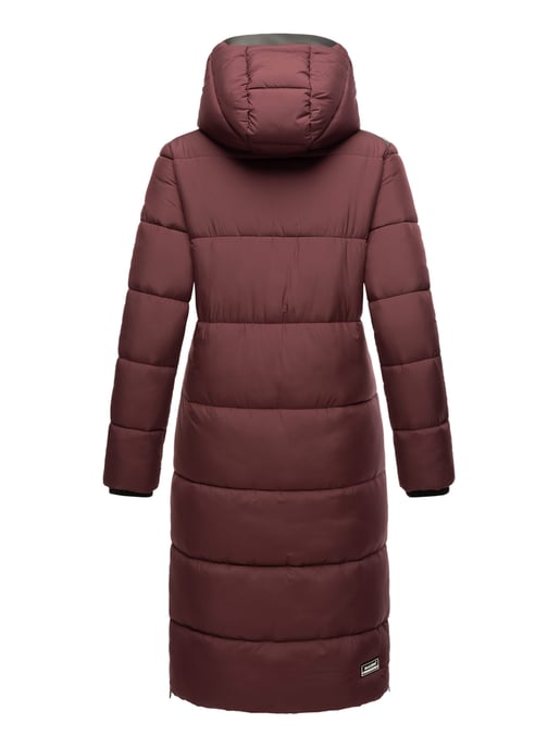 Marikoo Damen Winterjacke – Lange Steppjacke mit abnehmbarer Kapuze - Image 5