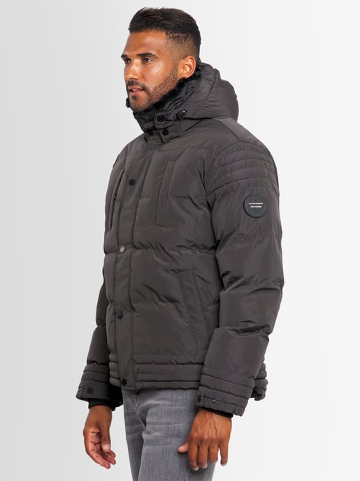 Alessandro Salvarini Herren Winterjacke AS-281 mit Teddyfell & abnehmbarer Kapuze - Image 6