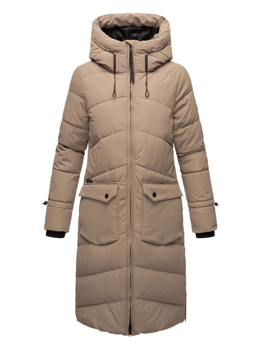 Marikoo Damen Winterjacke Tomomii – lang, warm & mit Kapuze - Image 2