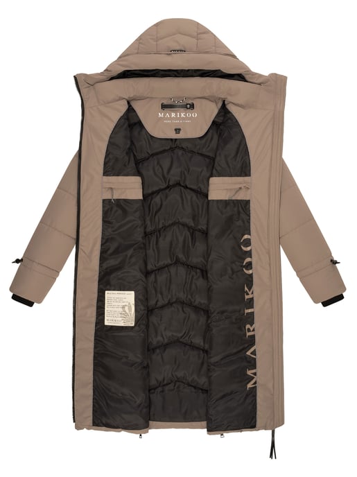 Marikoo Damen Winterjacke Tomomii – lang, warm & mit Kapuze - Image 5
