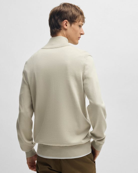 Kanobix Hellbeige 271 1/4 Zip Pullover in Nude - Image 2