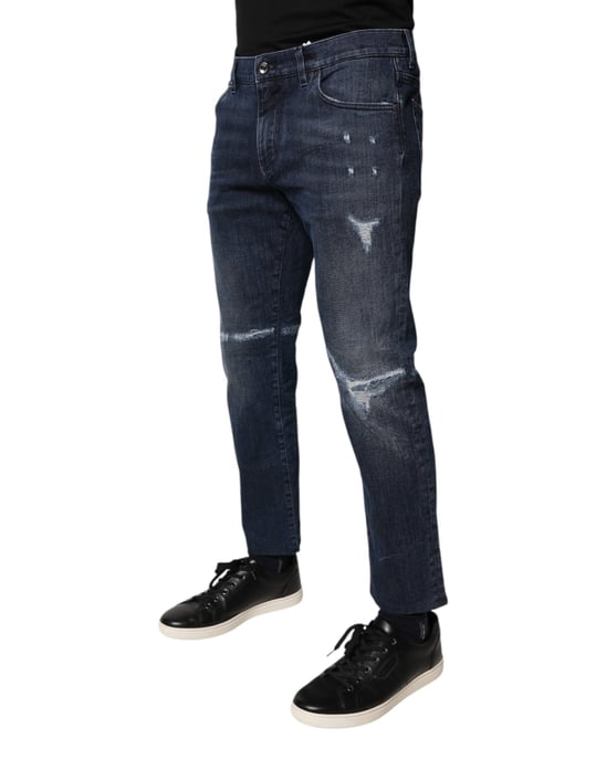 Zerrissene Gerade Jeans - Image 2