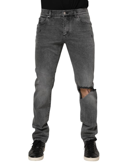 Zerrissene Straight-Leg Jeans - Image 2