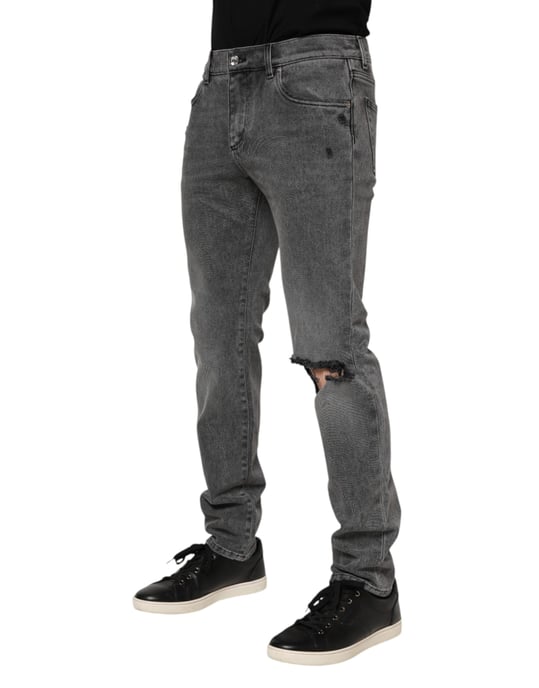 Zerrissene Straight-Leg Jeans - Image 3