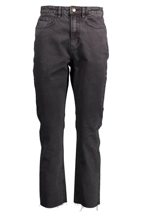 Gerade geschnittene Jeans mit rohem Saum - Image 1