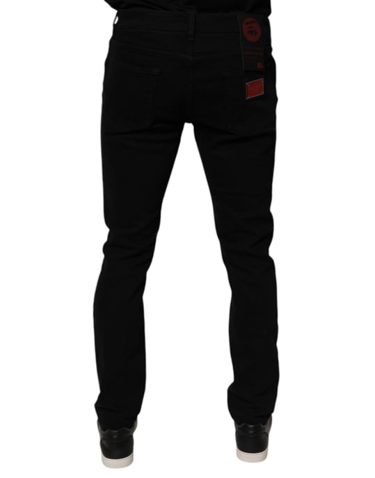 Slim Fit Ausgebeulte Jeans - Image 4