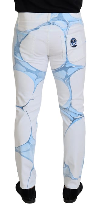 Bedruckte Slimfit-Jeans - Image 4