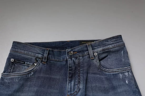 Schmal geschnittene Ripped Jeans - Image 5