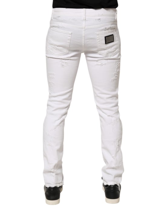 Ripped Slim Jeans - Image 4