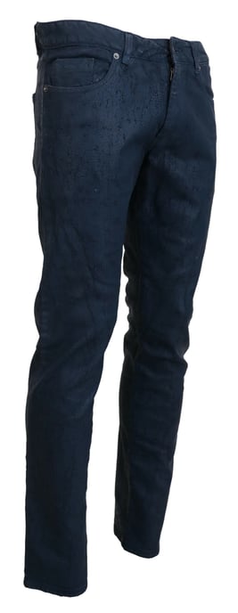 Schlanke Passform Strukturierte Jeans - Image 2