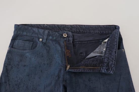 Schlanke Passform Strukturierte Jeans - Image 4