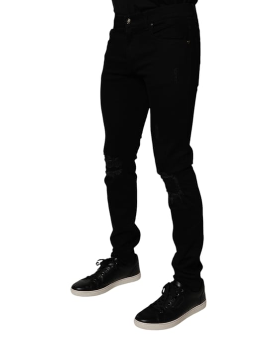 Skinny Destroyed Jeans - Image 3