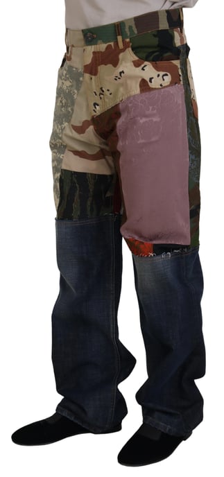 Patchwork-Jeans Multicamouflage - Image 2