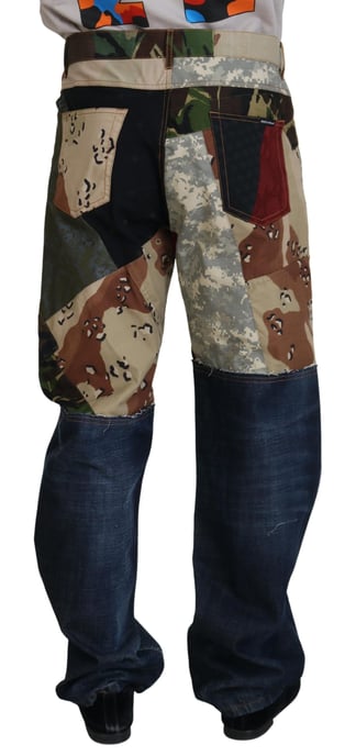 Patchwork-Jeans Multicamouflage - Image 3