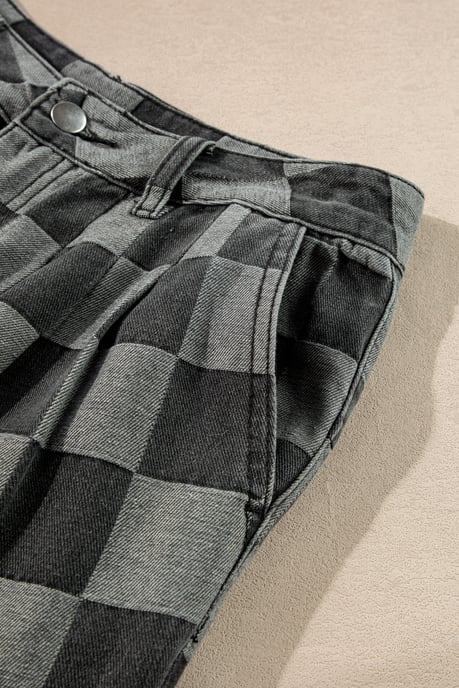 Karo-Muster Jeans - Image 2