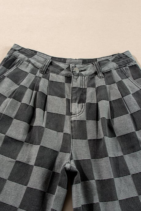 Karo-Muster Jeans - Image 4