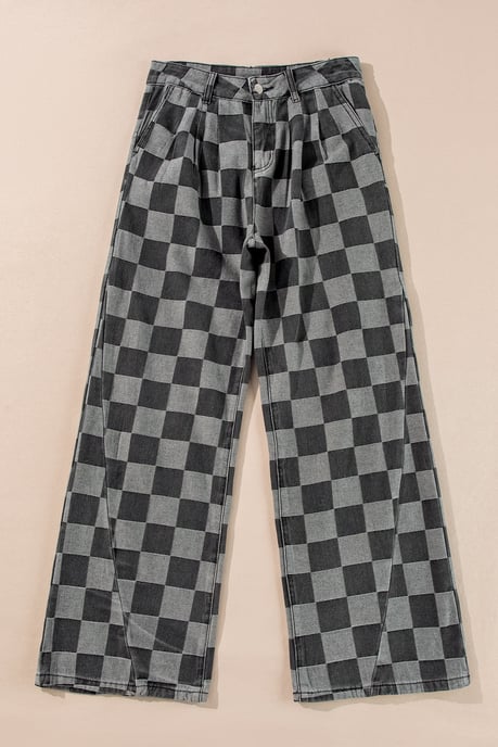 Karo-Muster Jeans - Image 6
