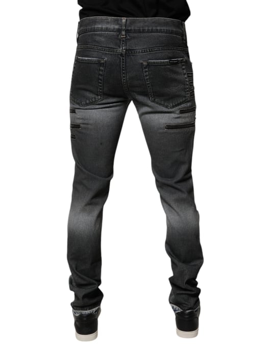 Reißverschluss-Detail Ausgebeulte Jeans - Image 4