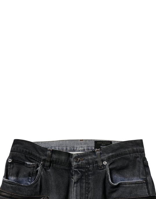 Reißverschluss-Detail Ausgebeulte Jeans - Image 5