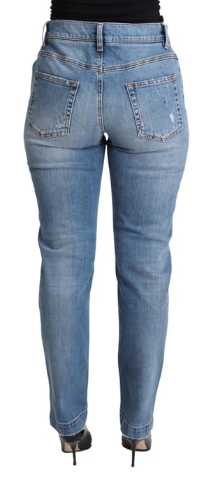 Dolce Gabbana Ripped Jeans Heller Waschung - Image 3