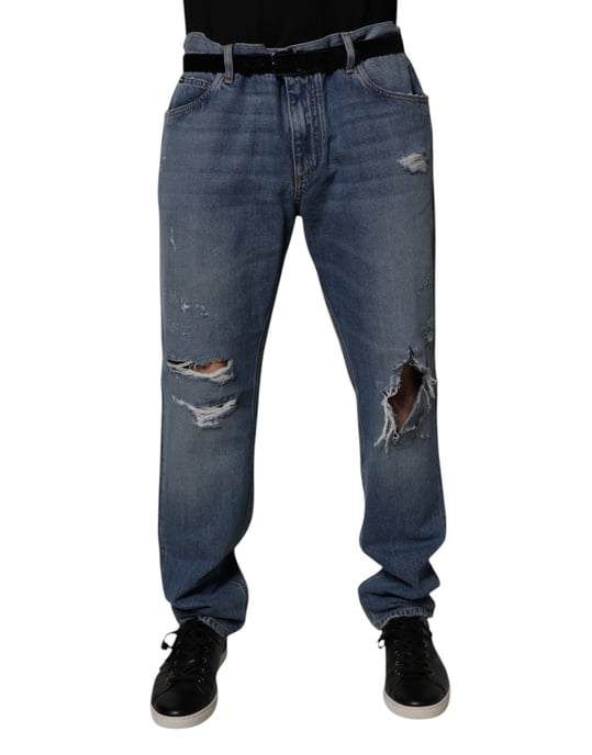 Relaxed Fit Ripped Jeans - Image 2