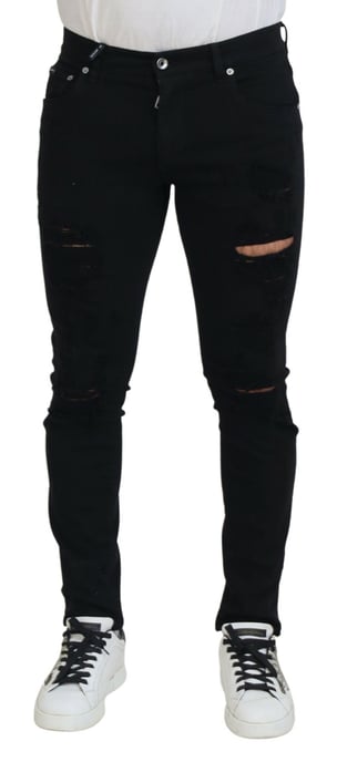 Ripped Slim Fit Jeans - Image 1