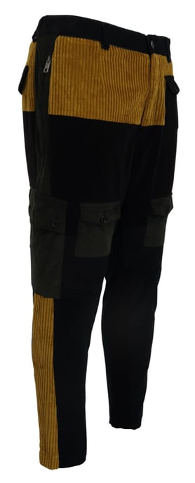 Corduroy Cargo-Hosen im Patchwork-Stil - Image 2