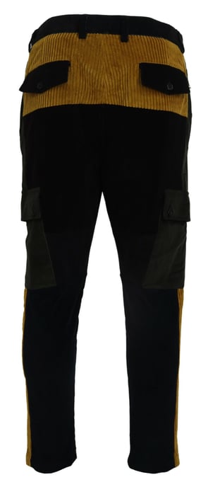 Corduroy Cargo-Hosen im Patchwork-Stil - Image 3