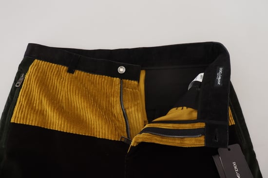 Corduroy Cargo-Hosen im Patchwork-Stil - Image 4