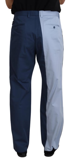 Klassische Faltenhose Marineblau - Image 3