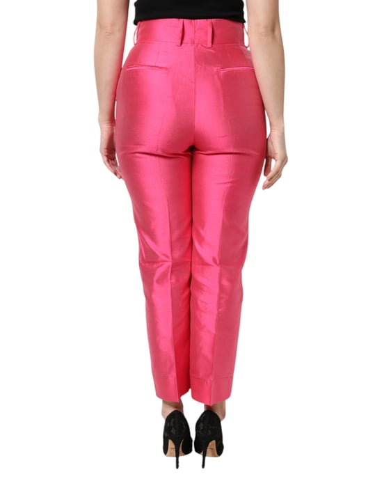 Hochtaillierte Hosen mit Seitenschlitzen - Image 4