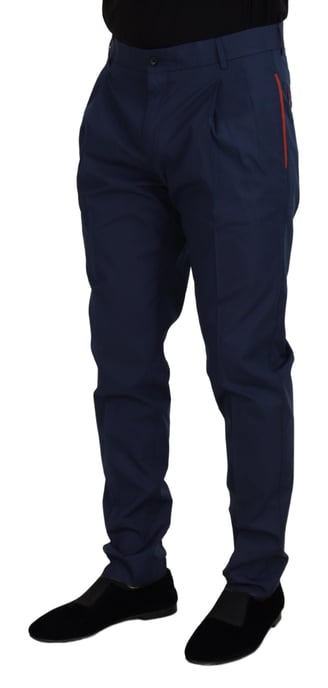 Plissierte Hose mit seitlichem Streifenverlauf - Image 2
