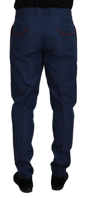 Plissierte Hose mit seitlichem Streifenverlauf - Image 3